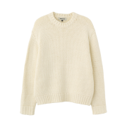 General Idea Unisex Handmade Knit Pullover Ivory