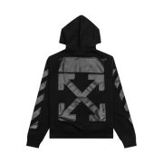 Off-White Rubber Arrow Slim Hoodie Black