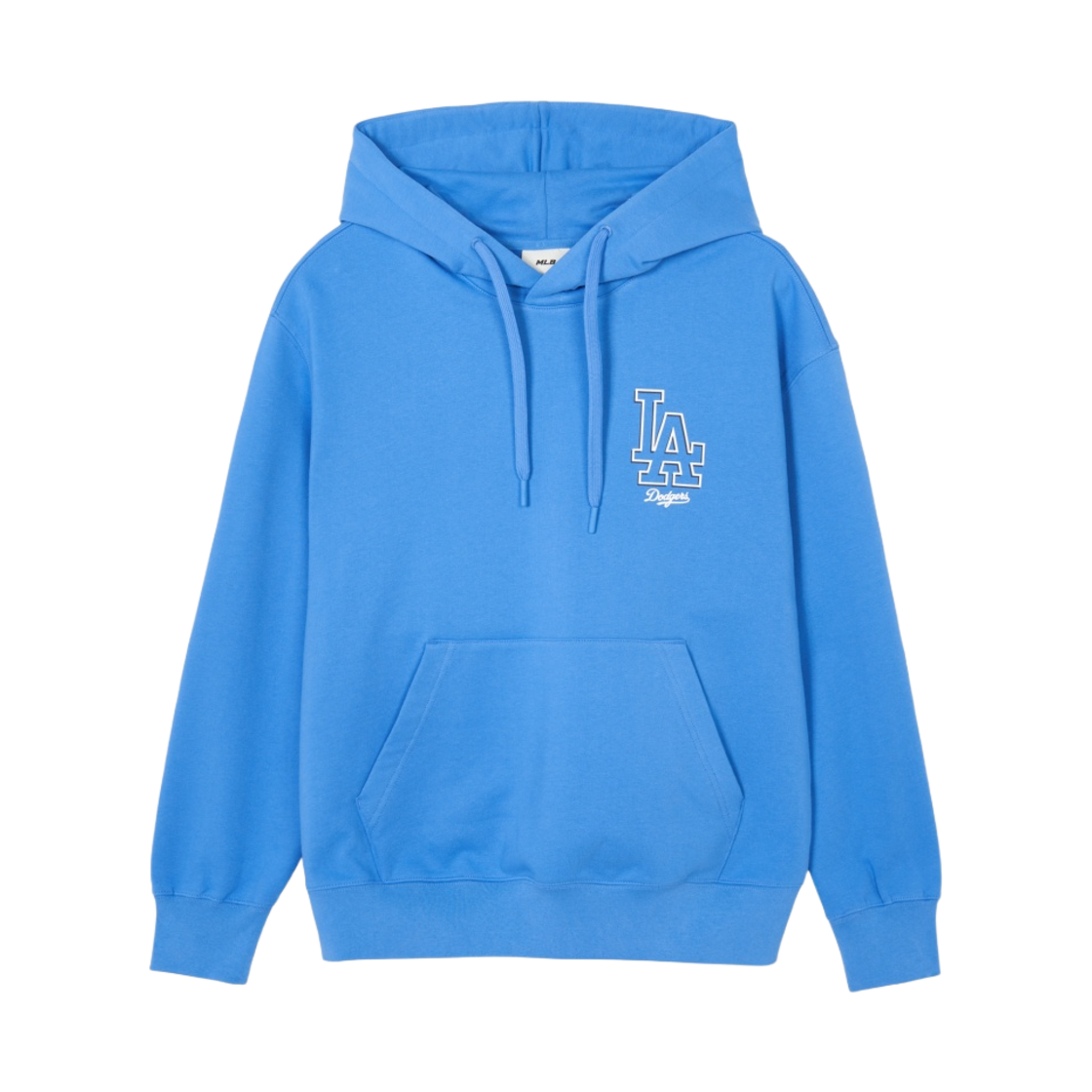 3AHDB0241-07BLP MLB Seoul Series Basic Mega Logo Over Fit Hoodie LA Dodgers Blue