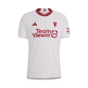 Adidas Manchester United 2023/24 3rd Jersey Cloud White - US Sizing (Non Marking Ver.)