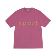 Stussy Dot Sport T-Shirt Berry