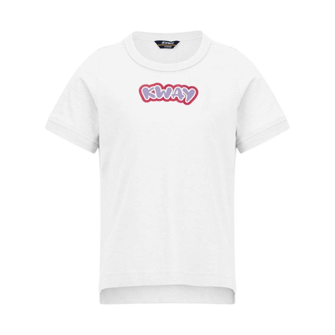 Y242EFT351WH1 K-Way KIds Emel Graphic T-Shirt White