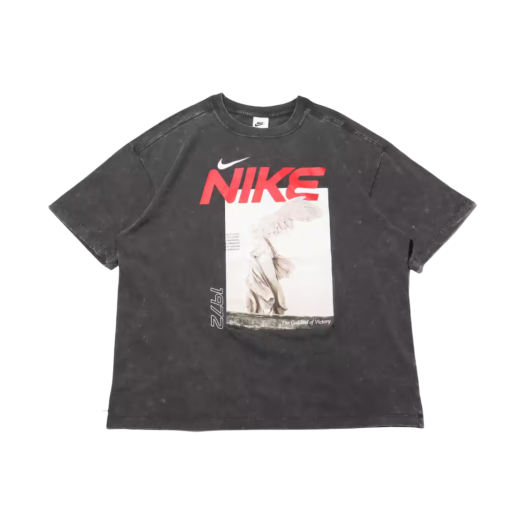 (W) Nike NSW Oversized T-Shirts Anthracite