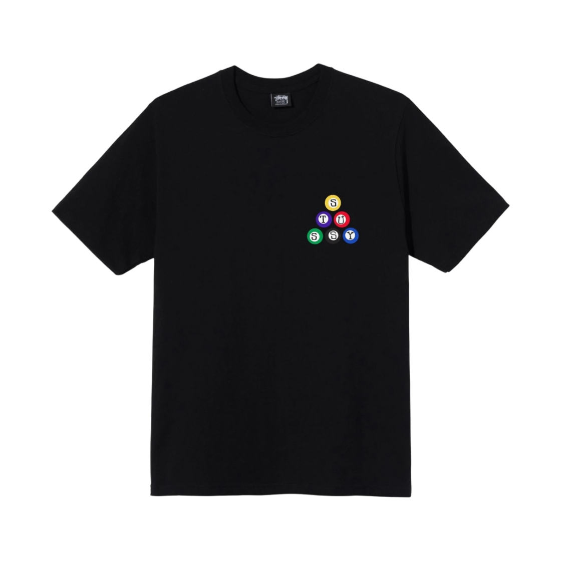 스투시 빌리아드 티셔츠 블랙(Stussy Billiards T-Shirt Black) - 2