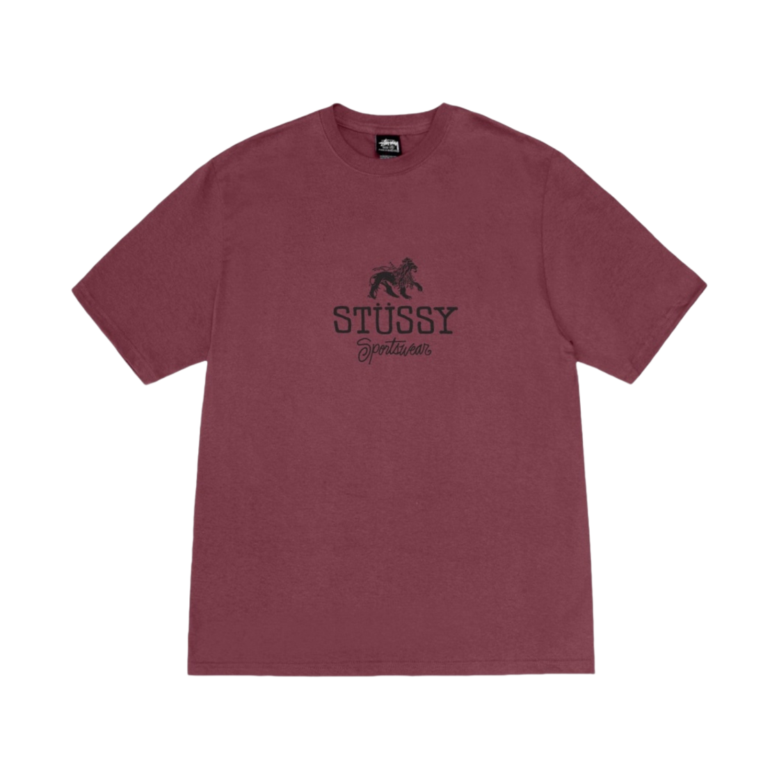스투시 스포츠웨어 티셔츠 옥스블러드