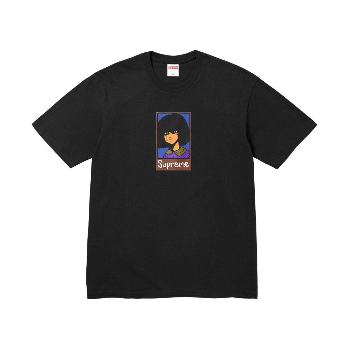 슈프림 이모 티셔츠 블랙 - 24FW