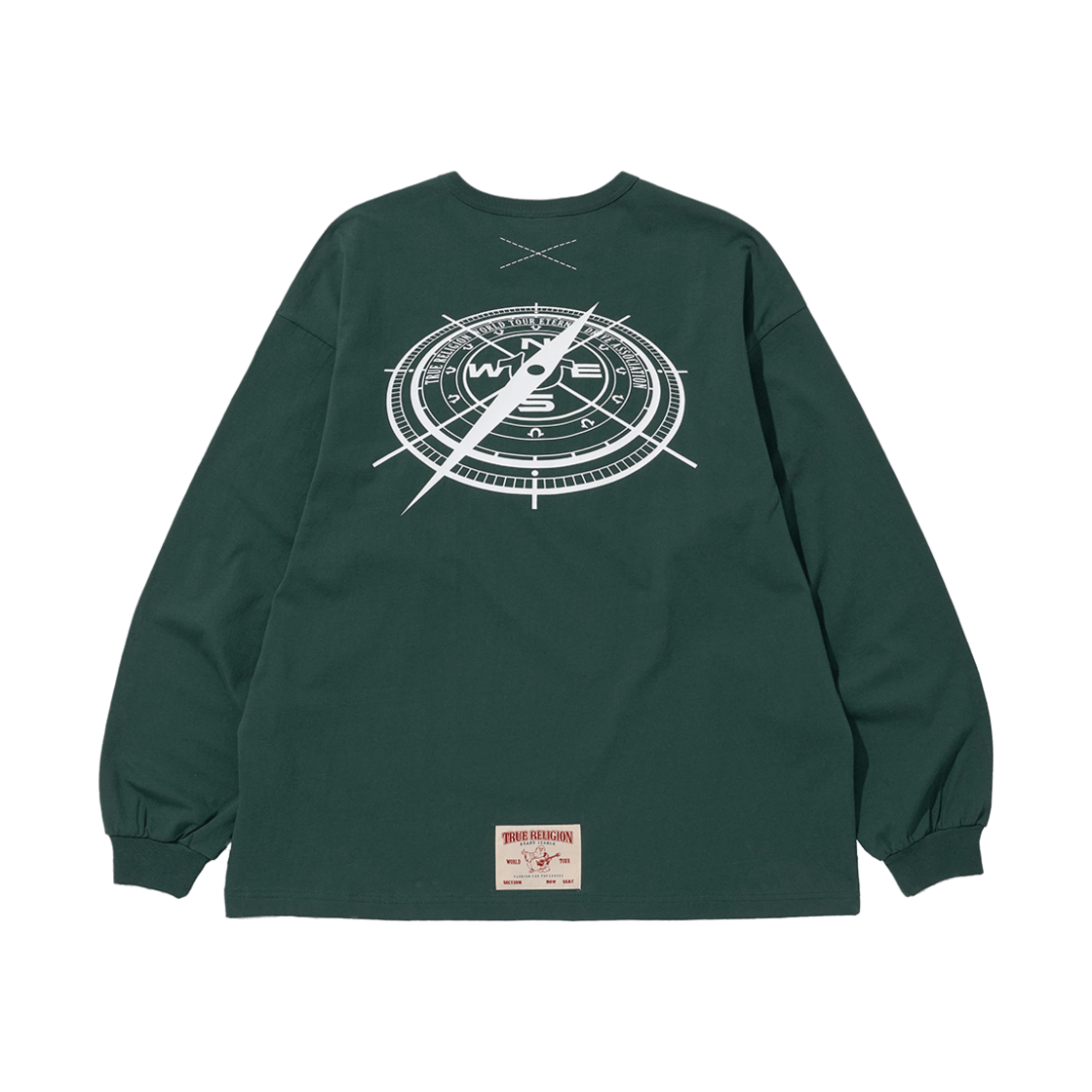 TRA1TLU004GR True Religion N.E.W.S Long Sleeve Green