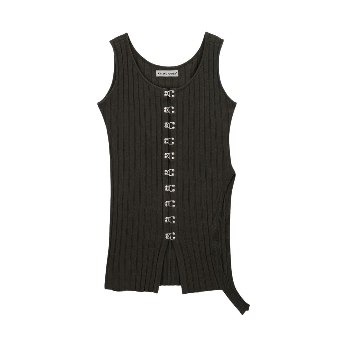 베이컨트 아카이브 우먼 트로니 후크드 원피스 카키