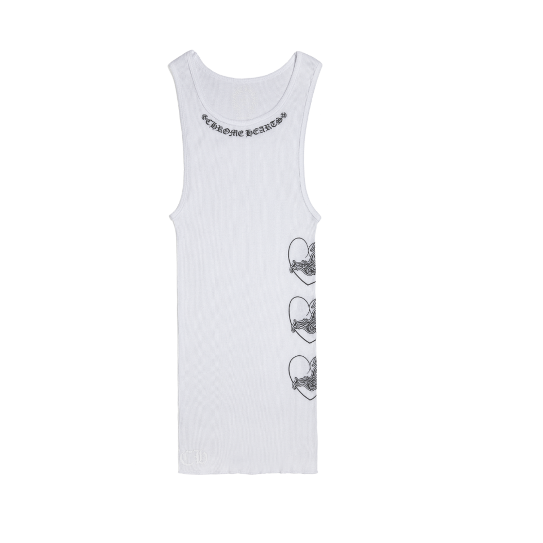 크롬하츠 러브 유 립 탱크 화이트(Chrome Hearts Love You Rib Tank White)