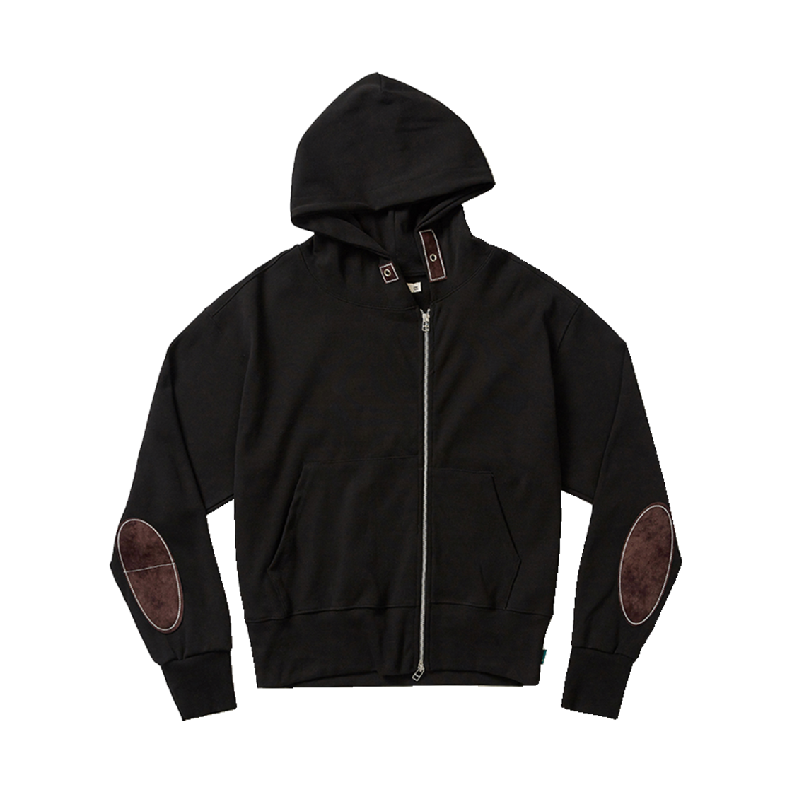 카락터 라이터 후디드 집업 블랙(Karactor Writer Hooded Zip-Up Black)