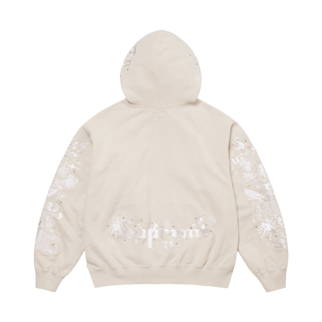 슈프림 아오이 집업 후드 스웨트셔츠 내츄럴 - 24SS(Supreme Aoi Zip Up Hooded Sweatshirt Natural - 24SS) - 2
