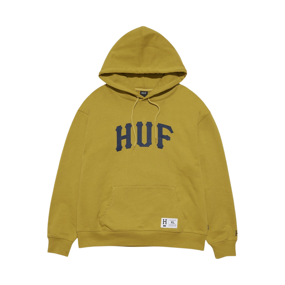 허프 아치 로고 후디 V2 머스타드