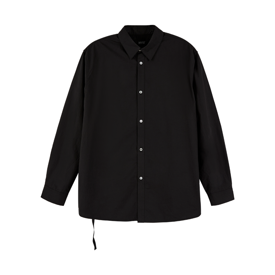 하이투 백 스트랩 긴팔 셔츠 블랙(HYII Back Strap Long Sleeves Shirt Black)