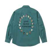 Supreme Our Lady Work Shirt Work Green - 24SS