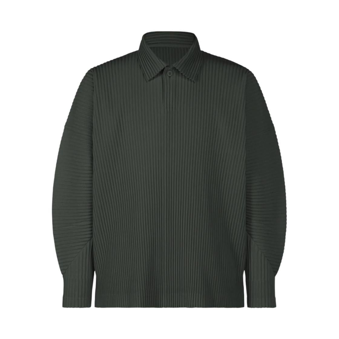옴므 플리세 이세이 미야케 MC 어거스트 폴로 다크 그린(Homme Plisse Issey Miyake Pleats MC August Polo Dark Green)