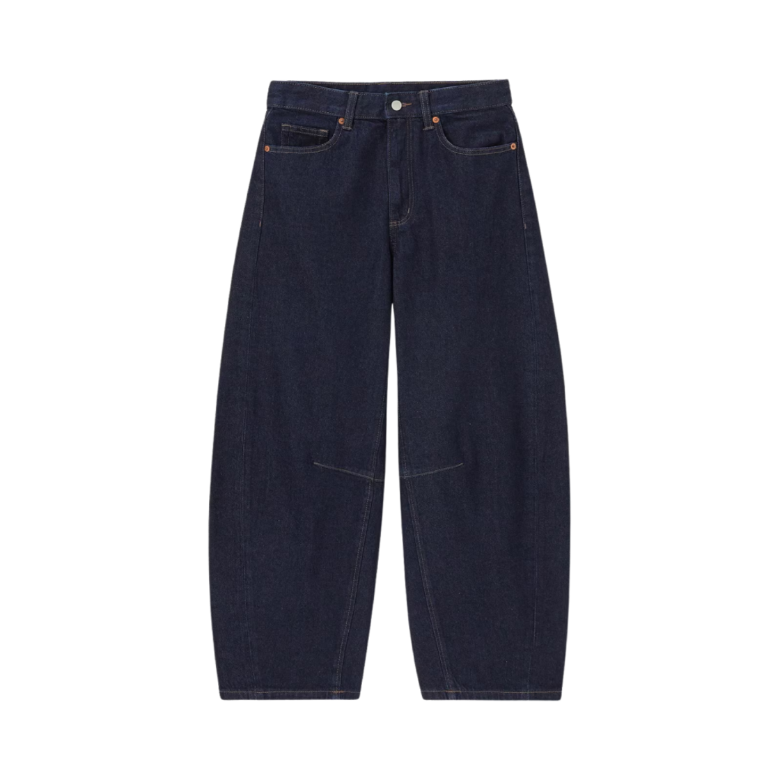 352632-69 (W) GU Barrel Leg Jean B+EC Navy - JP