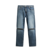 Zara Slit Jeans Blue