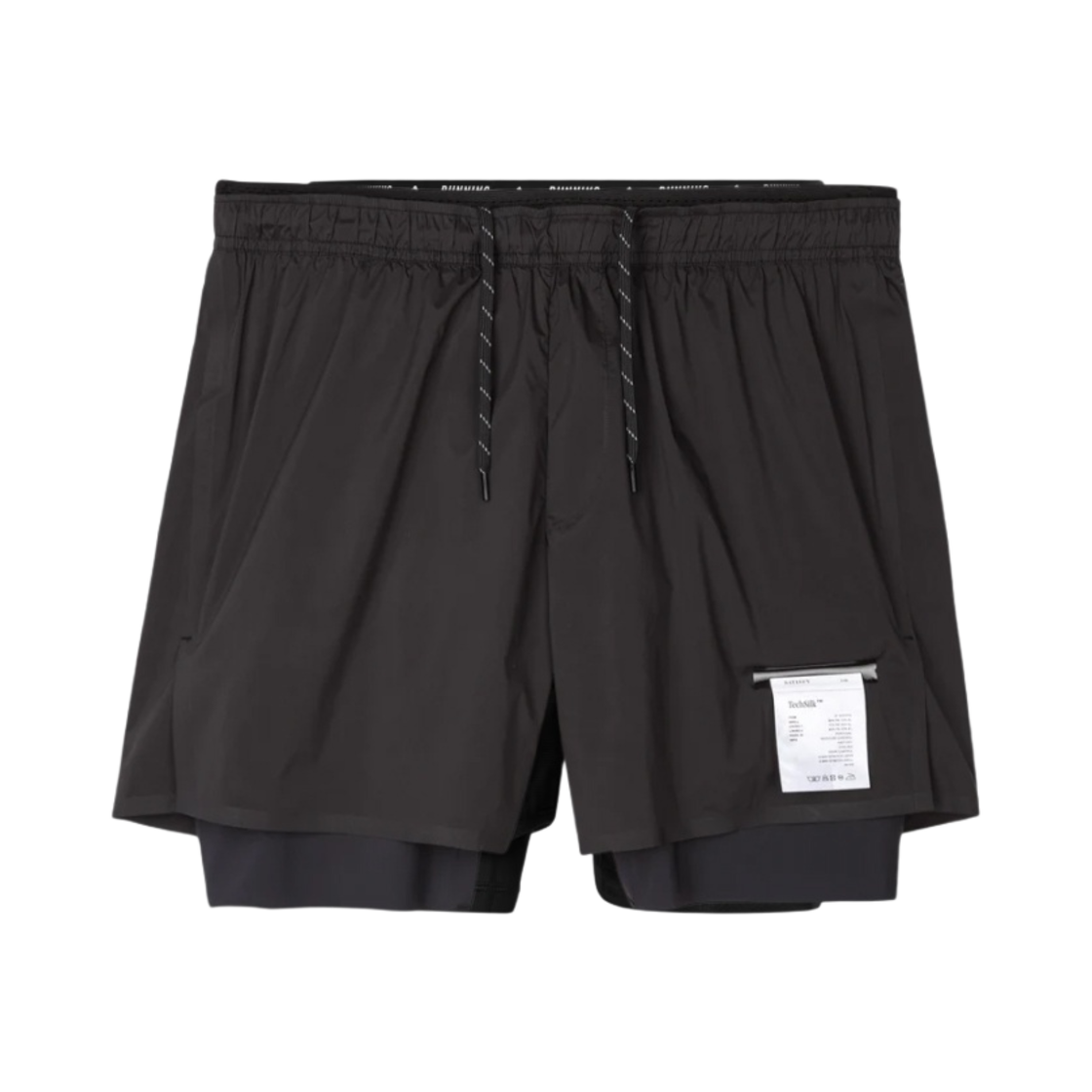 새티스파이 테크실크 8인치 쇼츠 블랙 실크(Satisfy Techsilk 8 Inch Shorts Black Silk)