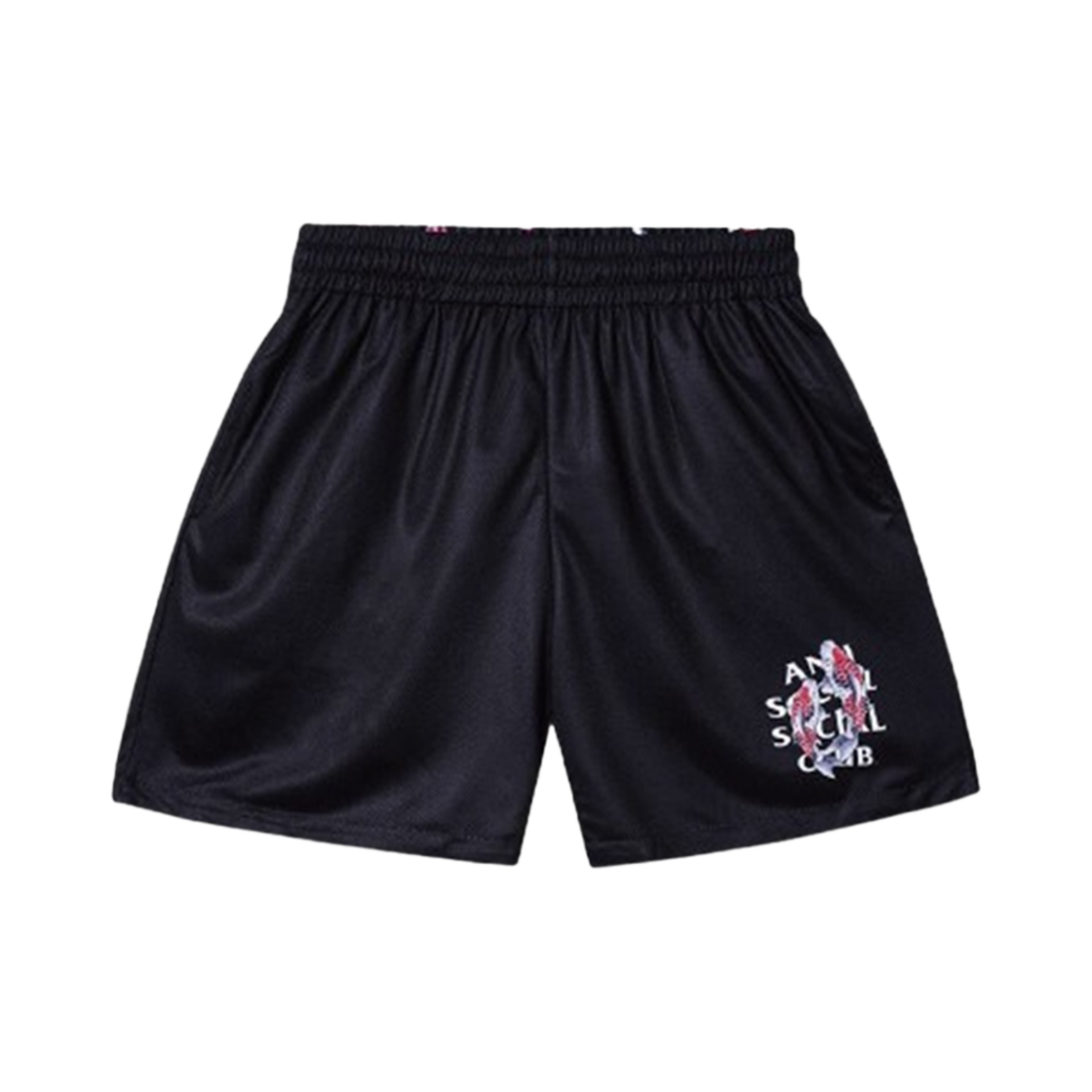TI24C1100512 Anti Social Social Club Koi Reversible Short Black