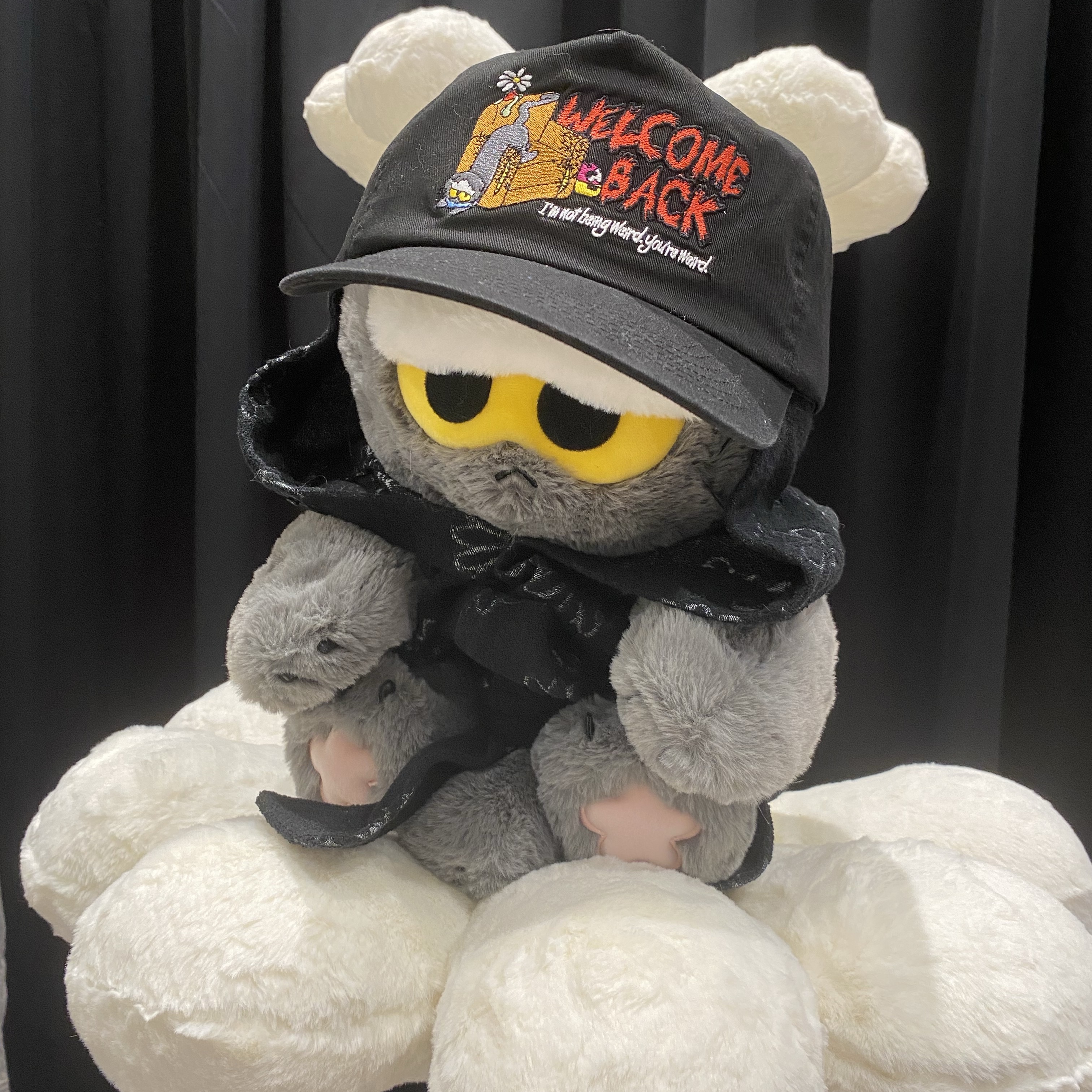 Zo&Friends Zoa Big Plush Grey, Maison Mihara Yasuhiro Peterson OG Sole Canvas Low-top Sneakers Natural 착용 스타일 - 4