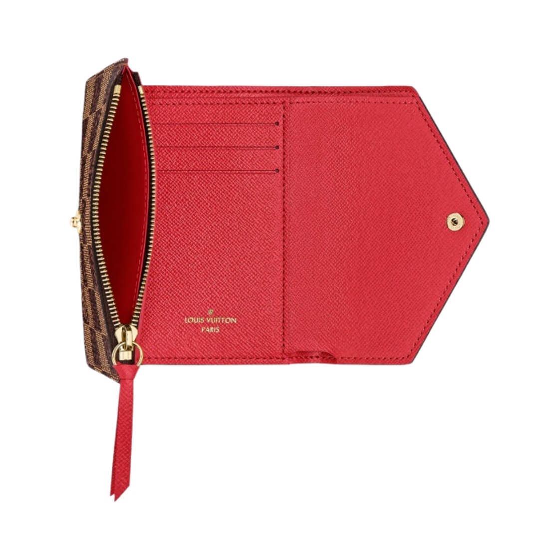 루이비통 빅토린 월렛 다미에 에벤 레드(Louis Vuitton Victorine Wallet Damier Ebene Red) - 4