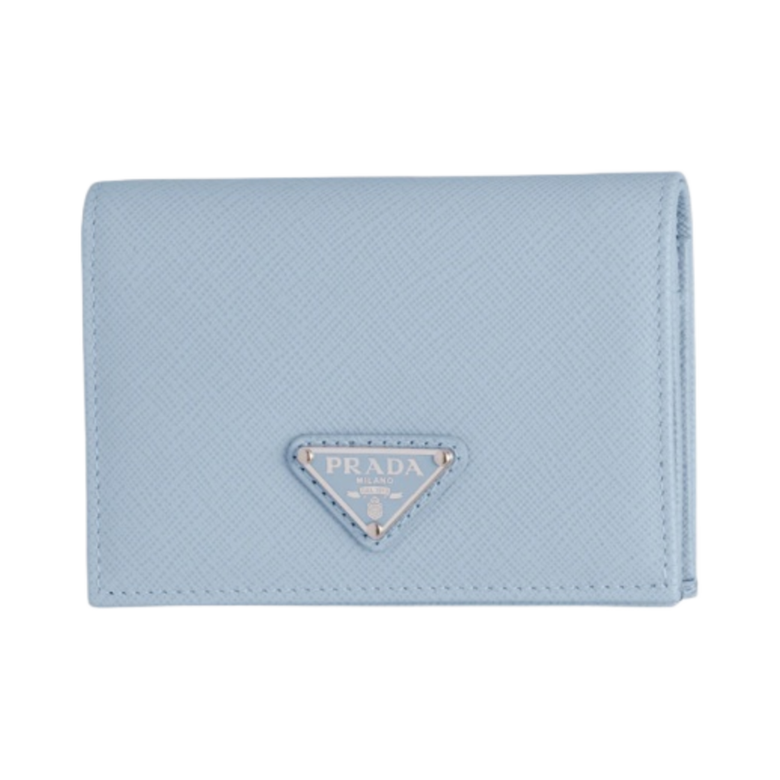 프라다 스몰 사피아노 레더 월렛 페일 블루(Prada Small Saffiano Leather Wallet Pale Blue) - 1