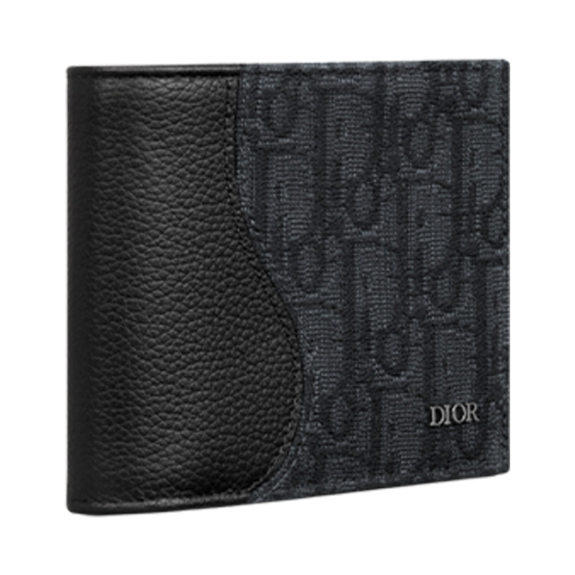 디올 새들 지갑 블랙 레더 오블리크 자카드(Dior Saddle Wallet Black Leather Oblique Jacquard) - 2