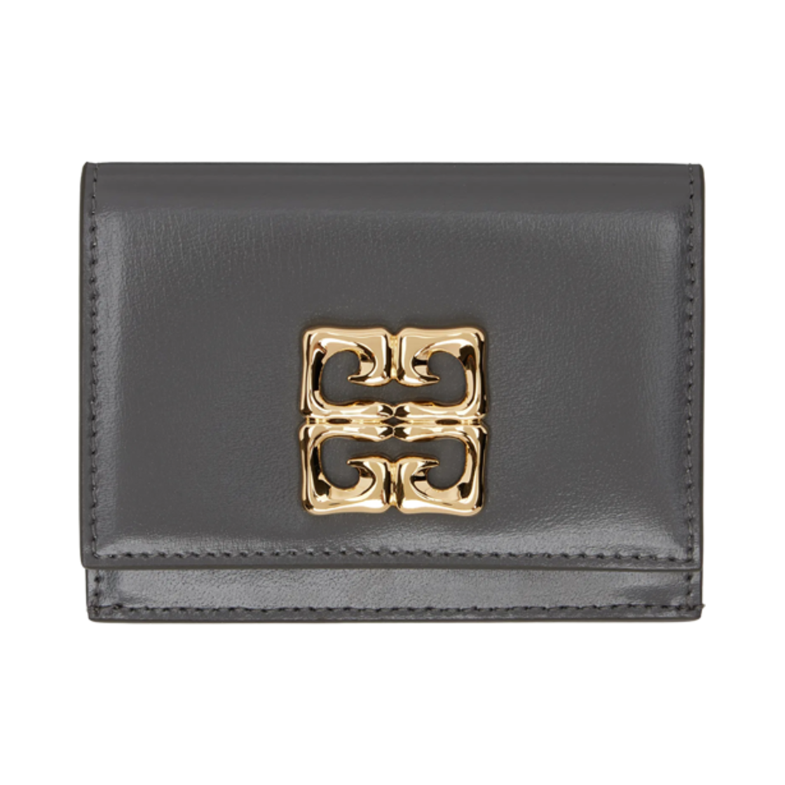 지방시 박스 레더 4G 리퀴드 카드 홀더 차콜(Givenchy 4G Liquid Card Holder in Box Leather Charcoal)