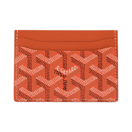 APM107-07 Goyard Saint Sulpice Card Holder Orange