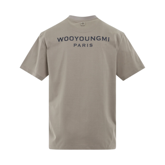 Wooyoungmi Cotton Back Logo T-Shirt Grey - 23SS