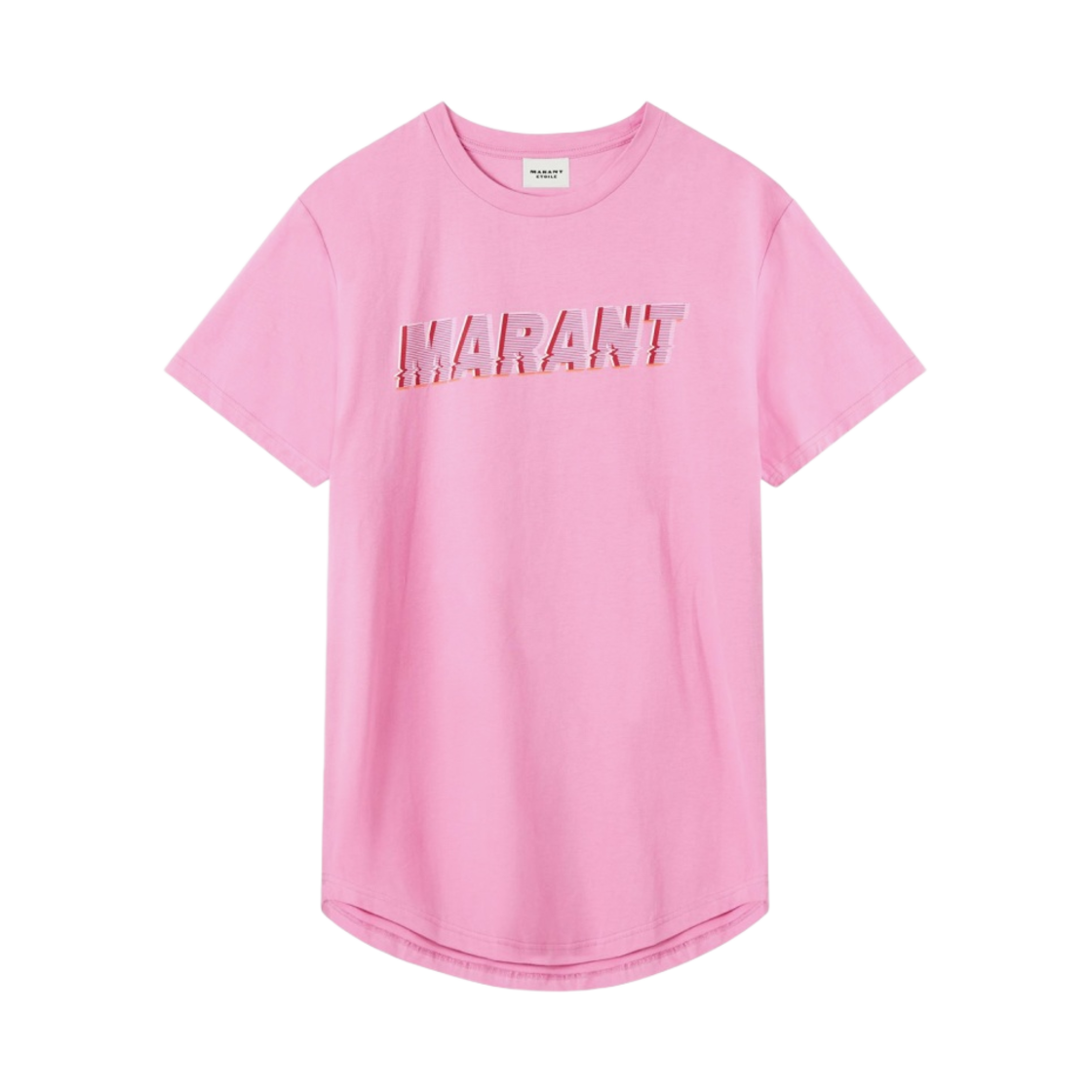 (W) 이자벨 마랑 에드위지 티셔츠 핑크 - 23SS((W) Isabel Marant Edwige T-Shirt Pink - 23SS) - 1