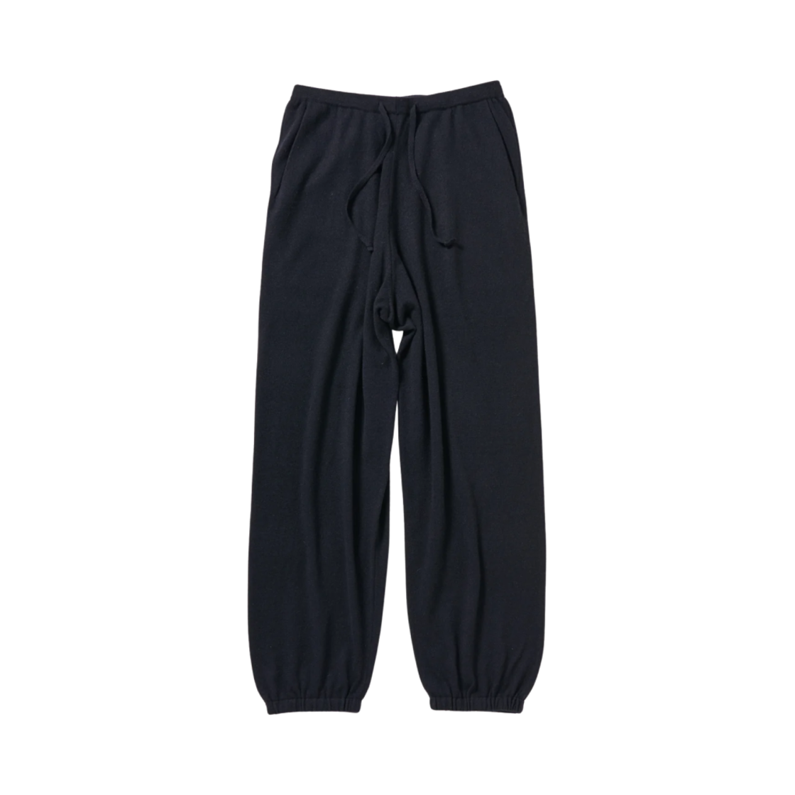 코모리 캐시미어 니트 팬츠 네이비 - 24AW(Comoli Cashmere Knit Pants Navy - 24AW)