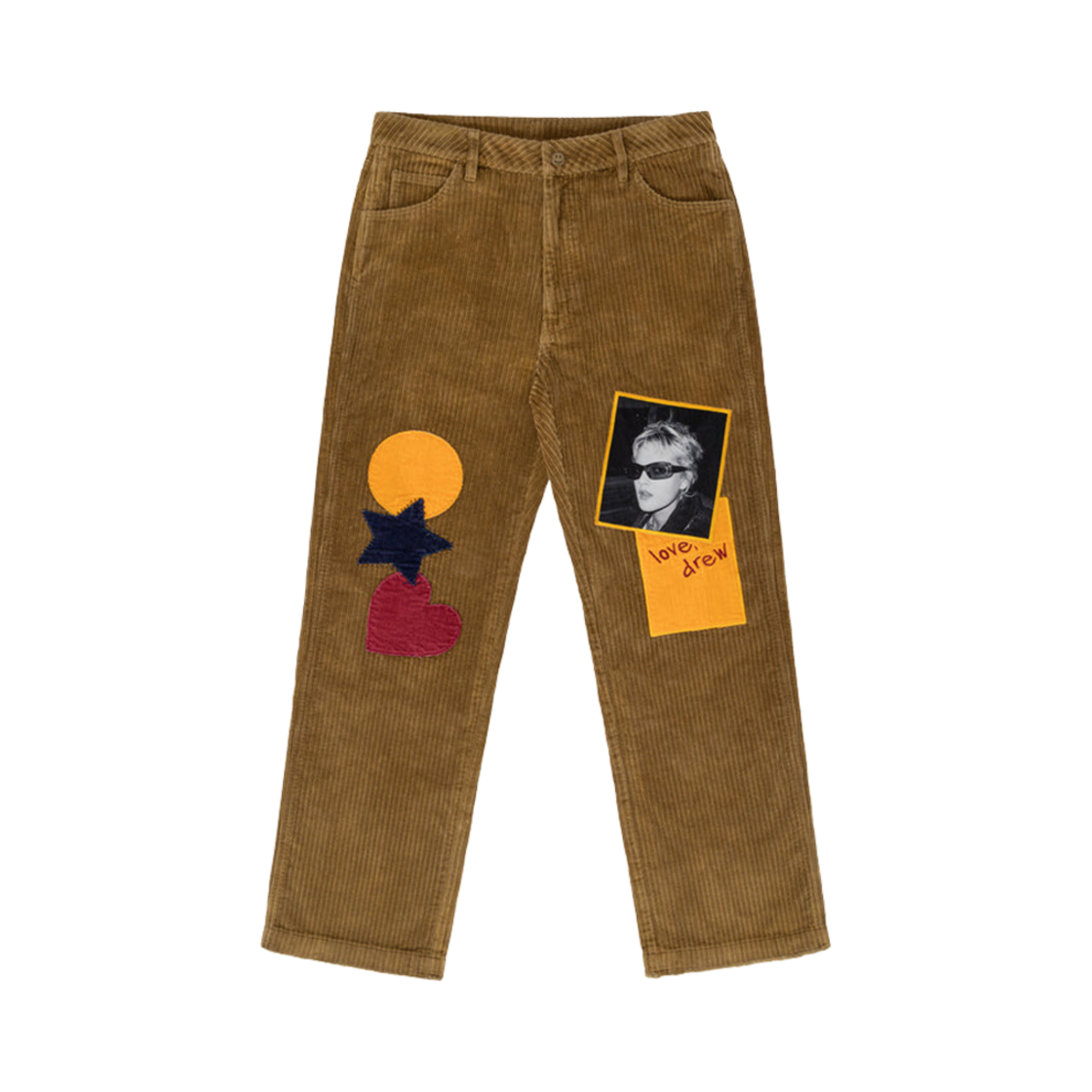 - Drew House DB Distressed Corduroy Pant Washed Red Brown