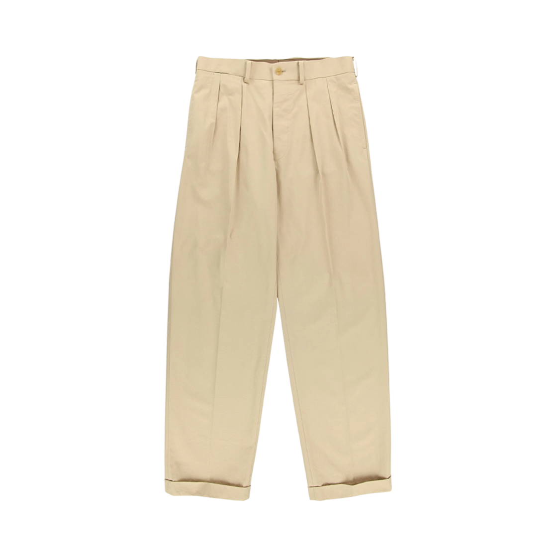 캡틴 선샤인 투 플리츠 트라우저 카키(Kaptain Sunshine 2 Pleats Trousers Khaki)
