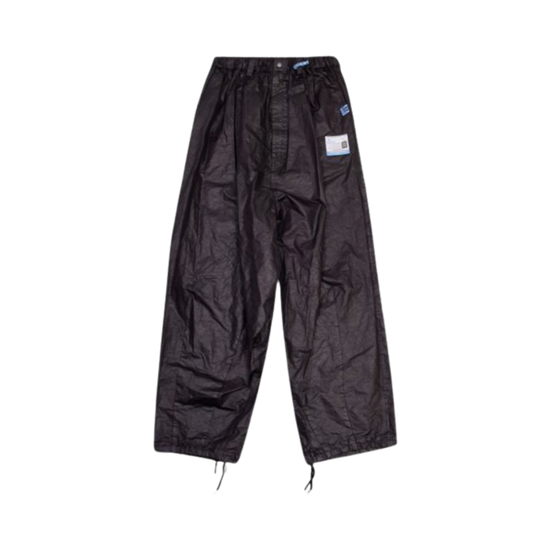 A11PT051-BLACK Maison Mihara Yasuhiro Polyester Track Pants Black