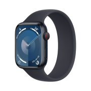 Apple Watch Series 9 45mm Cellular Midnight Aluminium Case with Solo Loop Midnight (Korean Ver.)