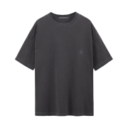 Polyteru Human Index Human Regular 1/2 T-Shirt Dyed Purple Gray