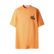 Iro Palmtree Graphic Semi Over Cotton T-Shirt Orange