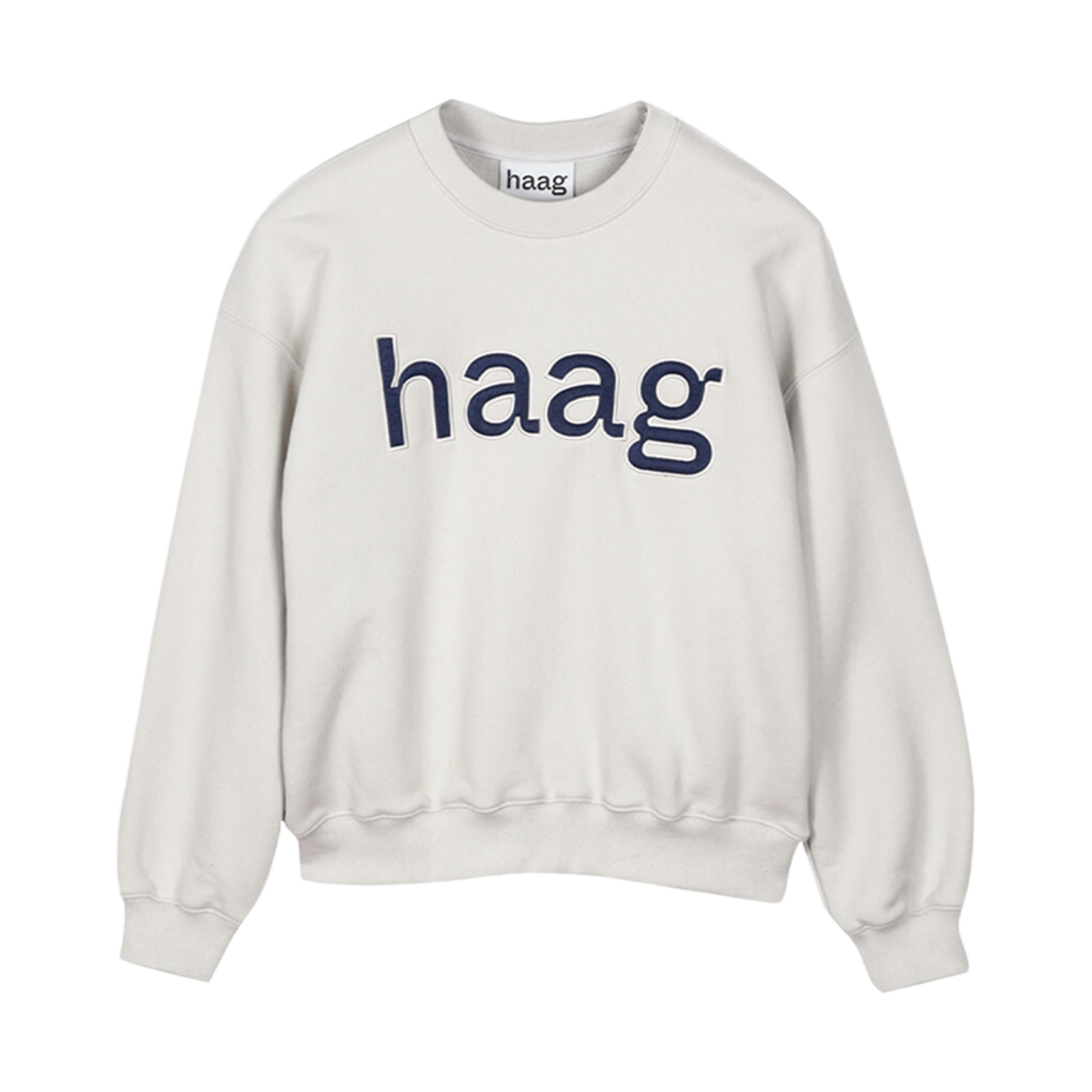- (W) Haag A Birthday Sweatshirt Light Grey