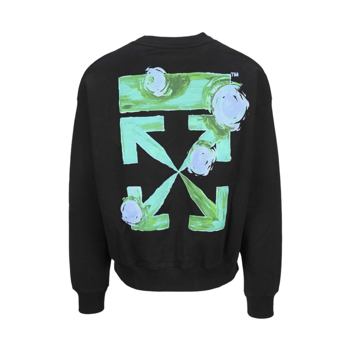 오프화이트 토네이도 애로우 스웨트셔츠 블랙(Off-White Tornado Arrow Sweatshirt Black) - 1