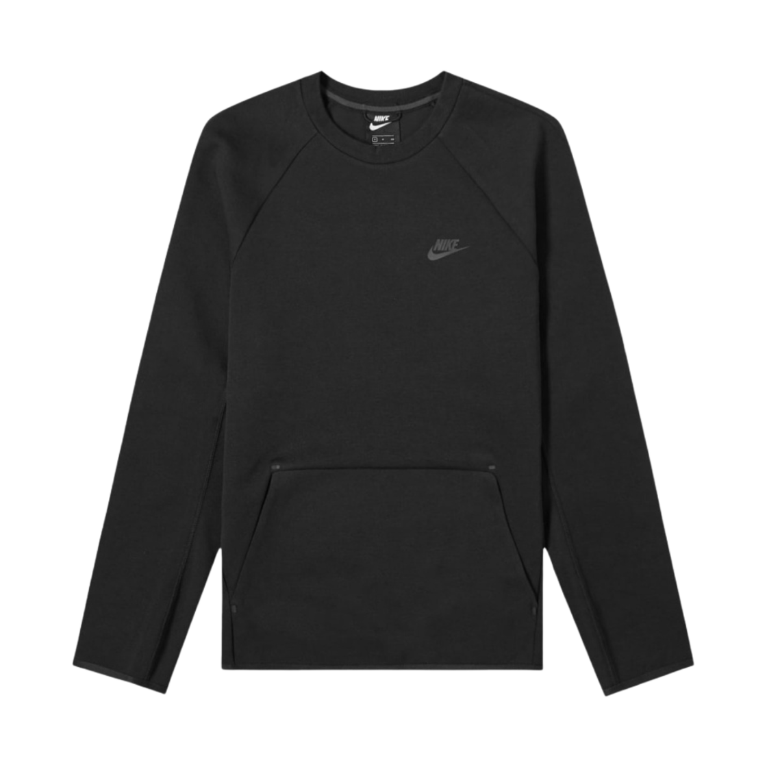 나이키 테크 플리스 크루 스웨트셔츠 블랙 - 아시아(Nike Tech Fleece Crew Sweatshirt Black - Asia) - 2