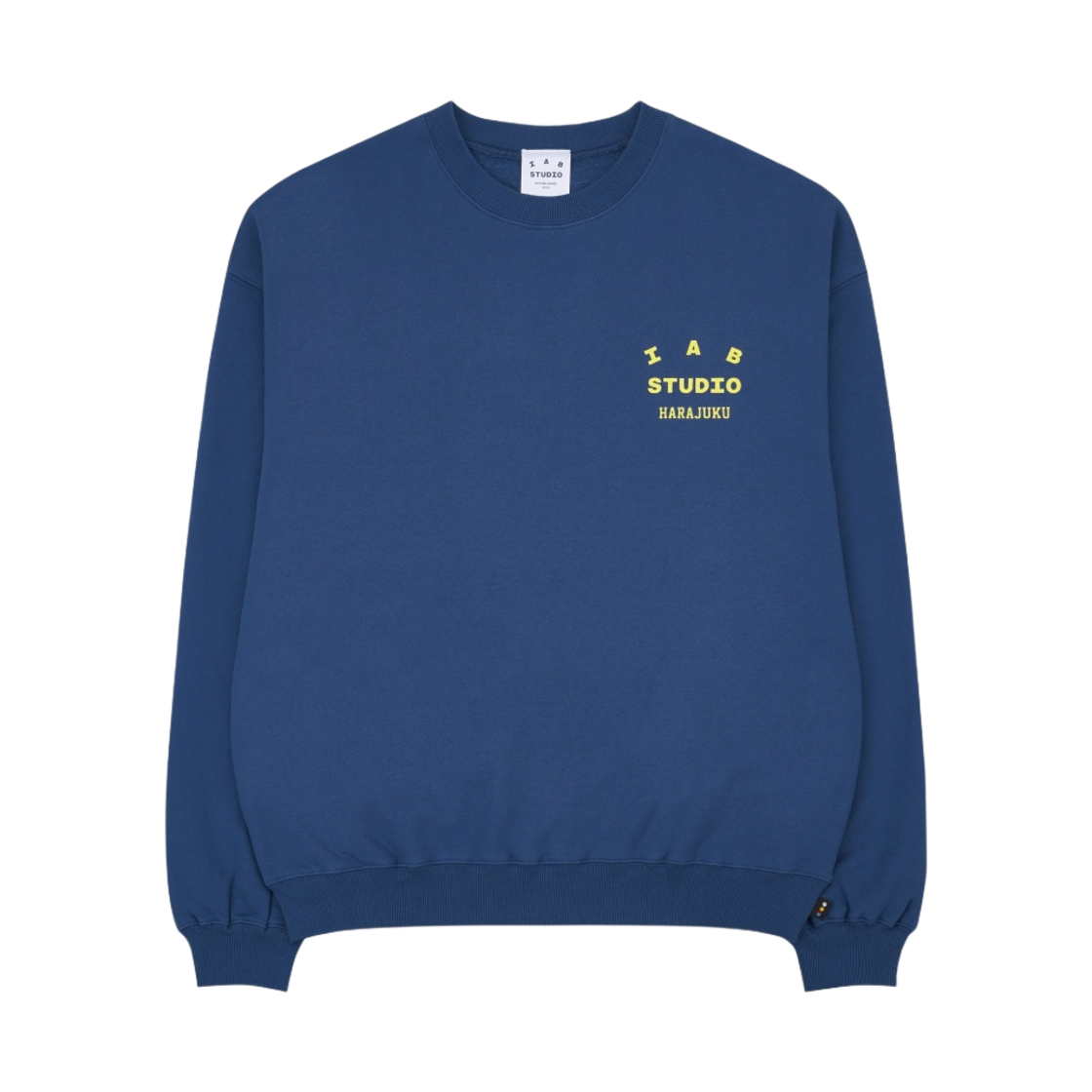 ★【IAB Studio】★IAB Studio Harajuku Sweatshirt Navy★ 아이앱 스튜디오 하라주쿠 스웨트셔츠 네이비 - 하라주쿠 한정