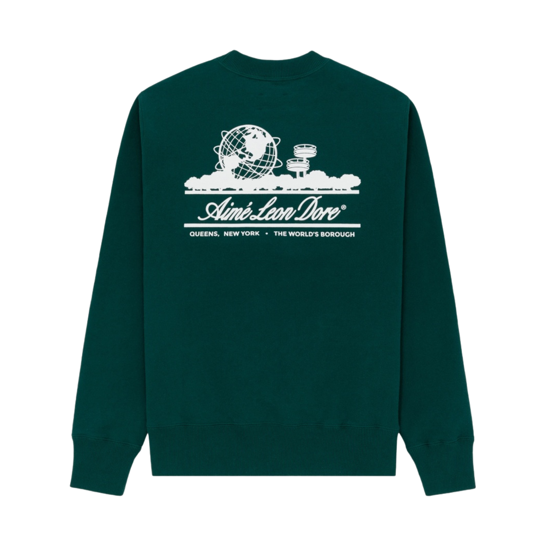 - Aime Leon Dore Unisphere Crewneck Sweatshirt Botanical Green