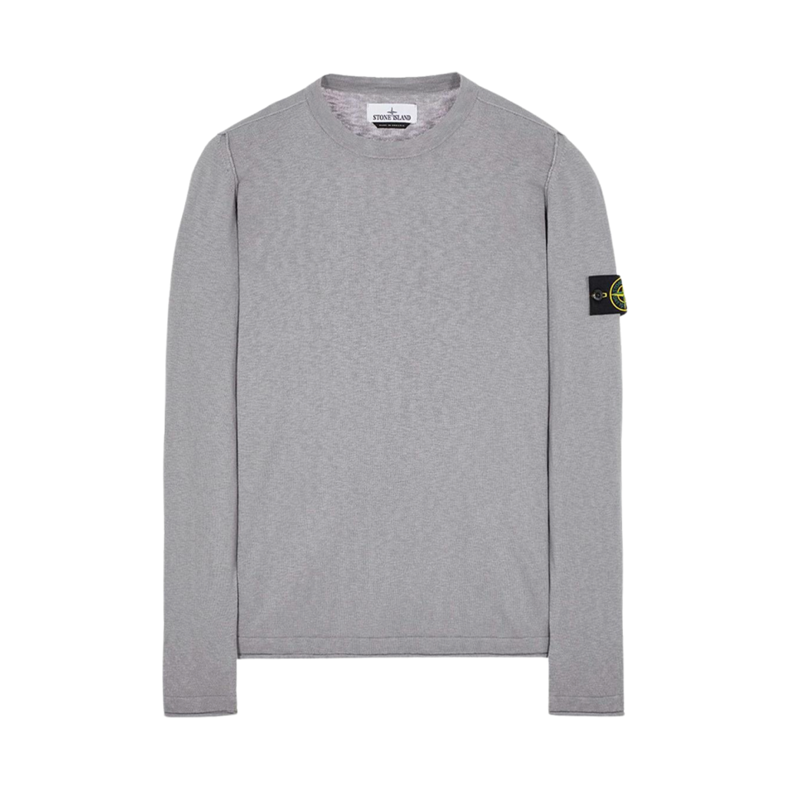 8015502B0-V0092 Stone Island 502B0 Crewneck Knit Dove Grey - 24SS