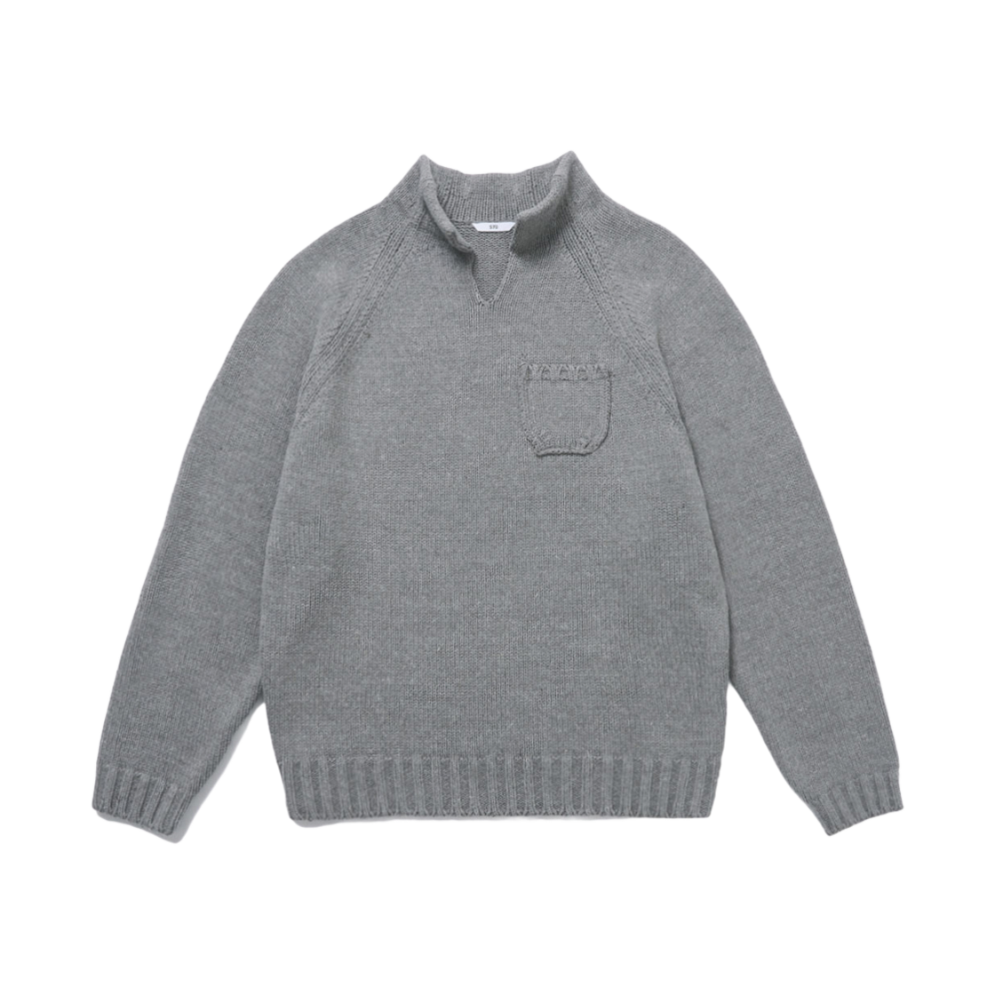 ST2409KTS04 STU Collar Knit Grey