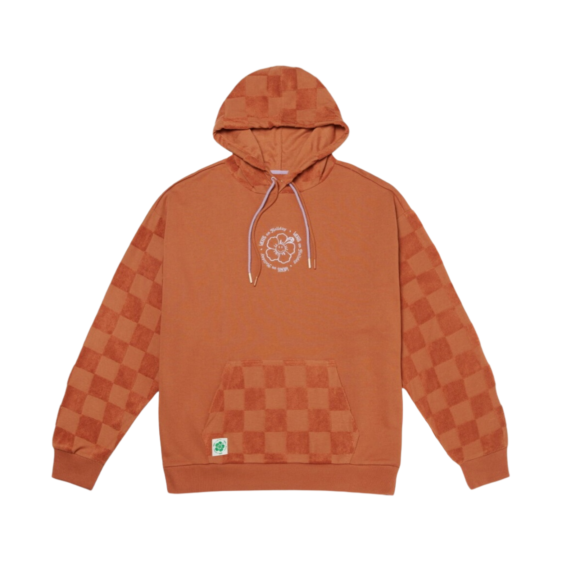 (W) 반스 x 엠마 물홀랜드 온 홀리데이 후디 피칸 브라운((W) Vans x Emma Mulholland On Holiday Hoodie Pecan Brown)