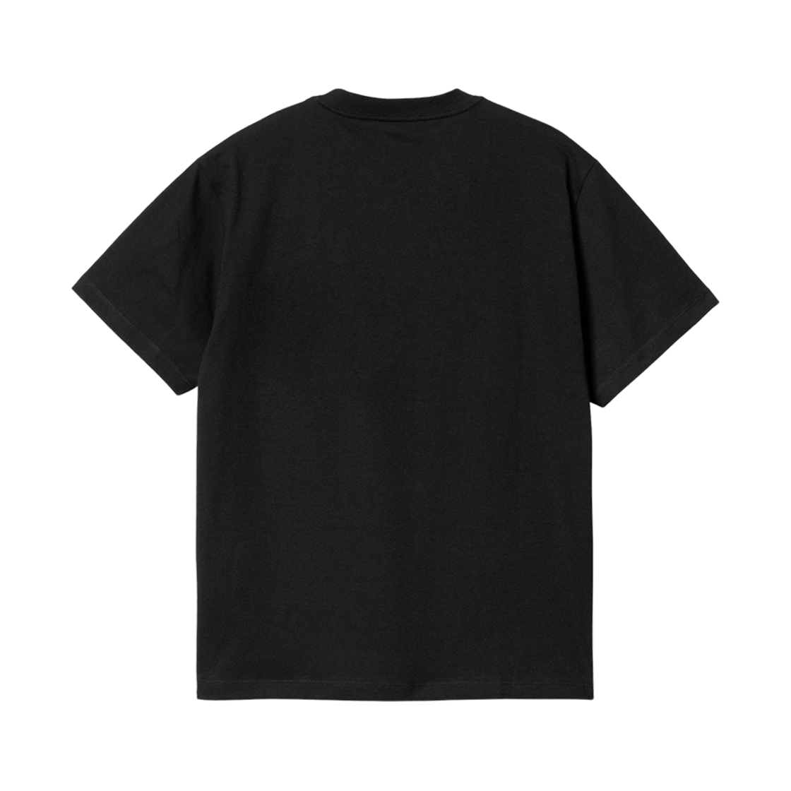(W) 칼하트 WIP 포켓 하트 티셔츠 블랙((W) Carhartt WIP Pocket Heart T-Shirt Black) - 2