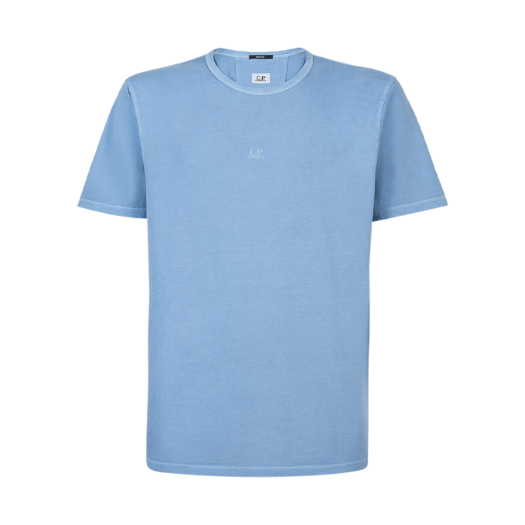 C.P. Company 24/1 Jersey Relaxed Resist Dyed T-Shirt Riviera Blue - 23FW