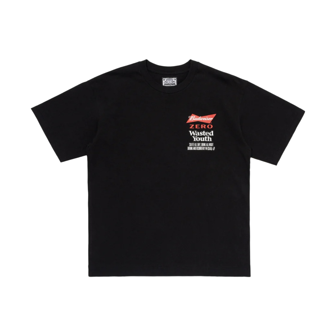 베르디 웨이스티드 유스 버드와이저 제로 티셔츠 블랙(Verdy Wasted Youth Budweiser Zero T-Shirt Black) - 2