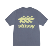 Stussy Surfwalk Pigment Dyed T-Shirt Indigo
